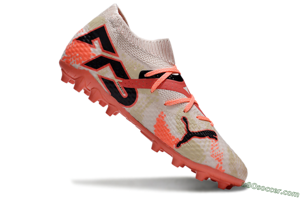 Puma Future Ultimate MG Multi Ground Soccer Cleats - Pink/Red/Black 4