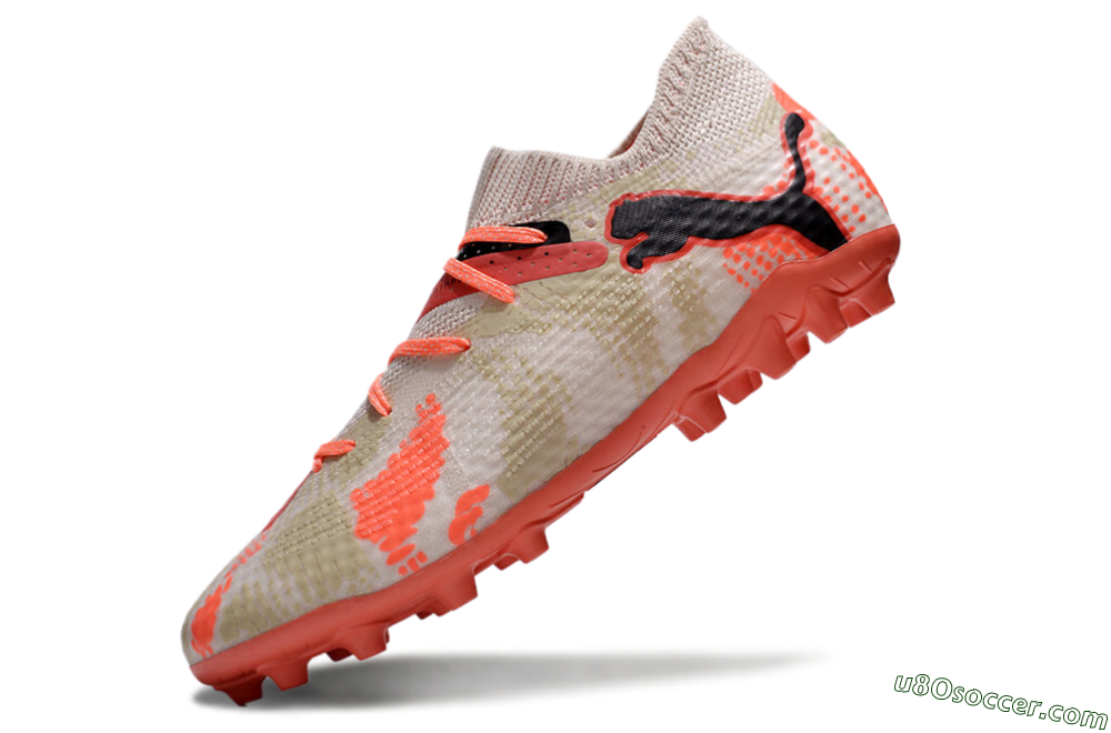 Puma Future Ultimate MG Multi Ground Soccer Cleats - Pink/Red/Black 5