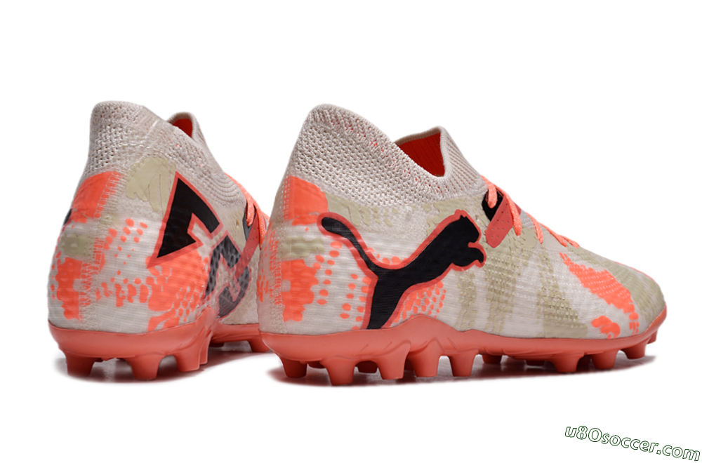 Puma Future Ultimate MG Multi Ground Soccer Cleats - Pink/Red/Black 6