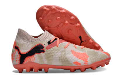 Puma Future Ultimate MG Multi Ground Soccer Cleats - Pink/Red/Black