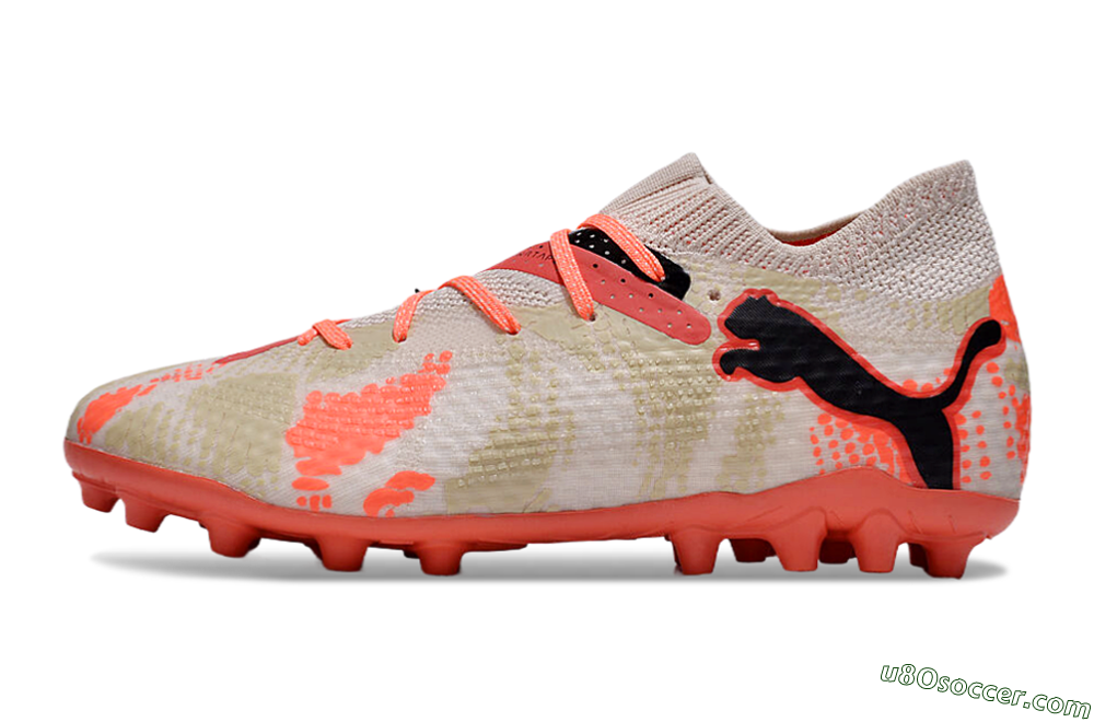 Puma Future Ultimate MG Multi Ground Soccer Cleats - Pink/Red/Black 2