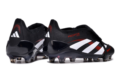 Adidas Predator Elite Foldover Tongue FG Firm Ground Soccer Cleats - Black/White/Red