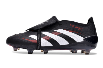 Adidas Predator Elite Foldover Tongue FG Firm Ground Soccer Cleats - Black/White/Red