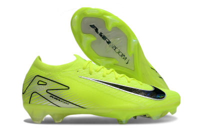 Nike Air Zoom Mercurial Vapor 16 Elite FG Firm Ground Soccer Cleats - Yellow/Black/Silver