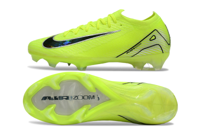 Nike Air Zoom Mercurial Vapor 16 Elite FG Firm Ground Soccer Cleats - Yellow/Black/Silver
