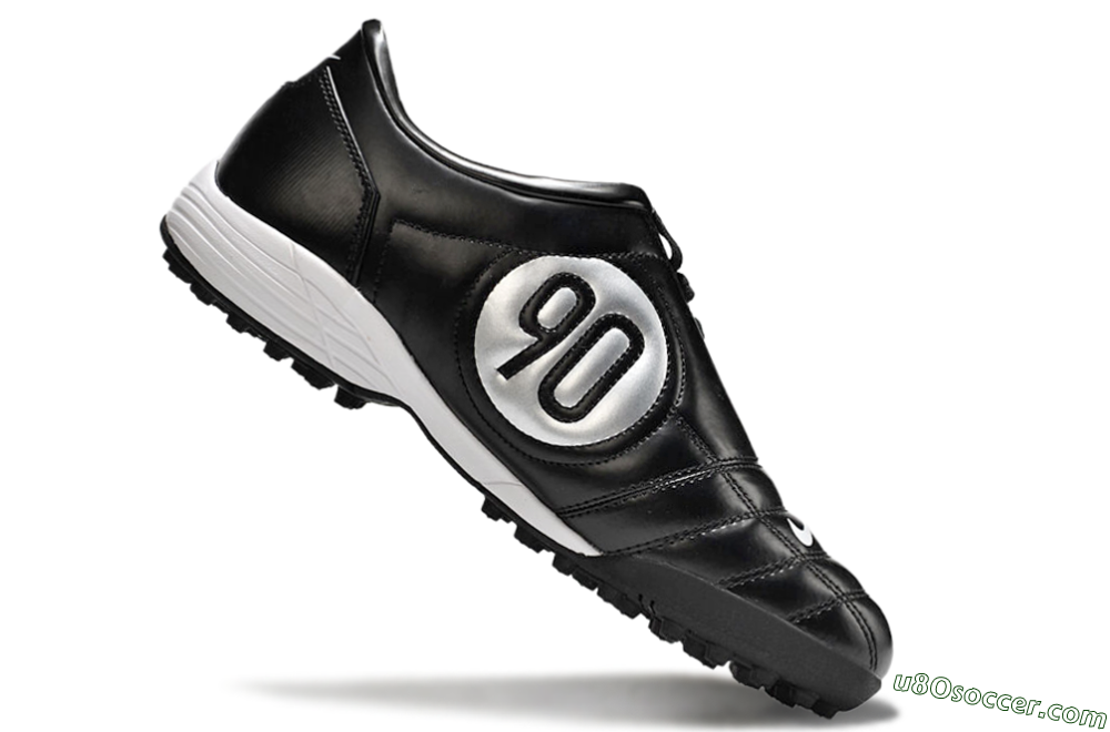 Nike Total 90 II TF Artificial Turf Soccer Shoes - Black/White/Red 4