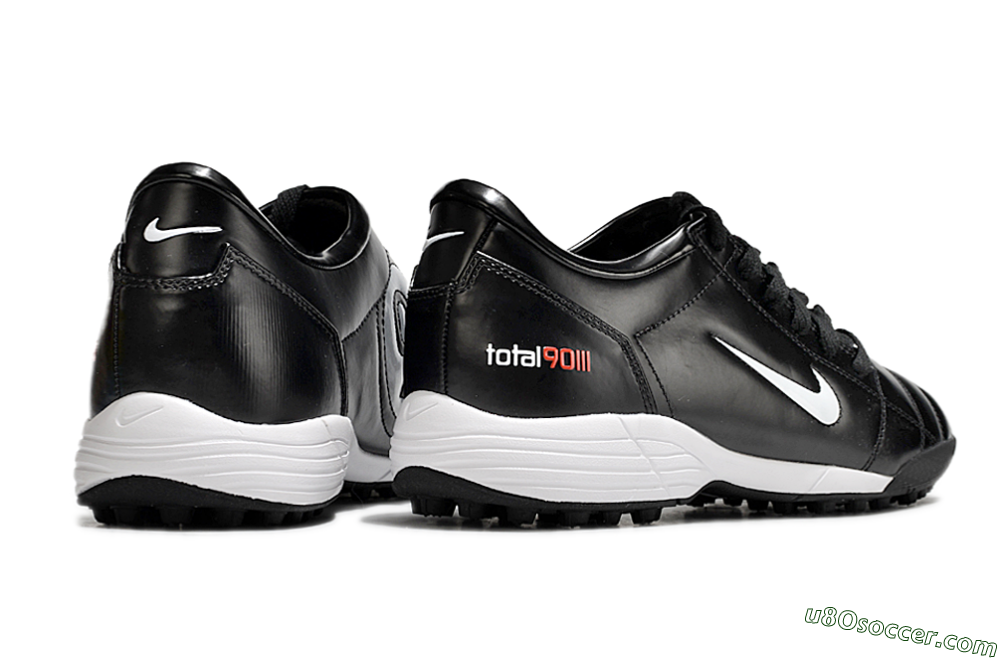 Nike Total 90 II TF Artificial Turf Soccer Shoes - Black/White/Red 6