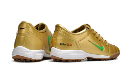 Nike Total 90 II TF Artificial Turf Soccer Shoes - Gold/Green/White