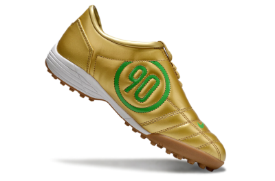 Nike Total 90 II TF Artificial Turf Soccer Shoes - Gold/Green/White