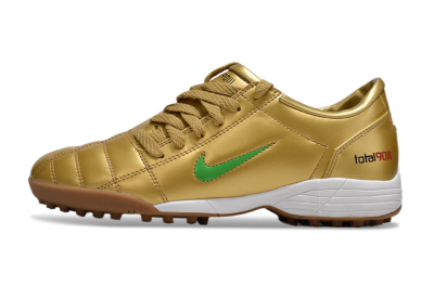Nike Total 90 II TF Artificial Turf Soccer Shoes - Gold/Green/White