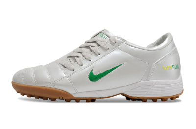 Nike Total 90 II TF Artificial Turf Soccer Shoes - Silver/Green/Yellow