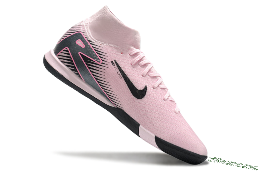 Nike Air Zoom Mercurial Superfly 10 Elite IC Indoor & Futsal Soccer Shoes - Pink/Black 4