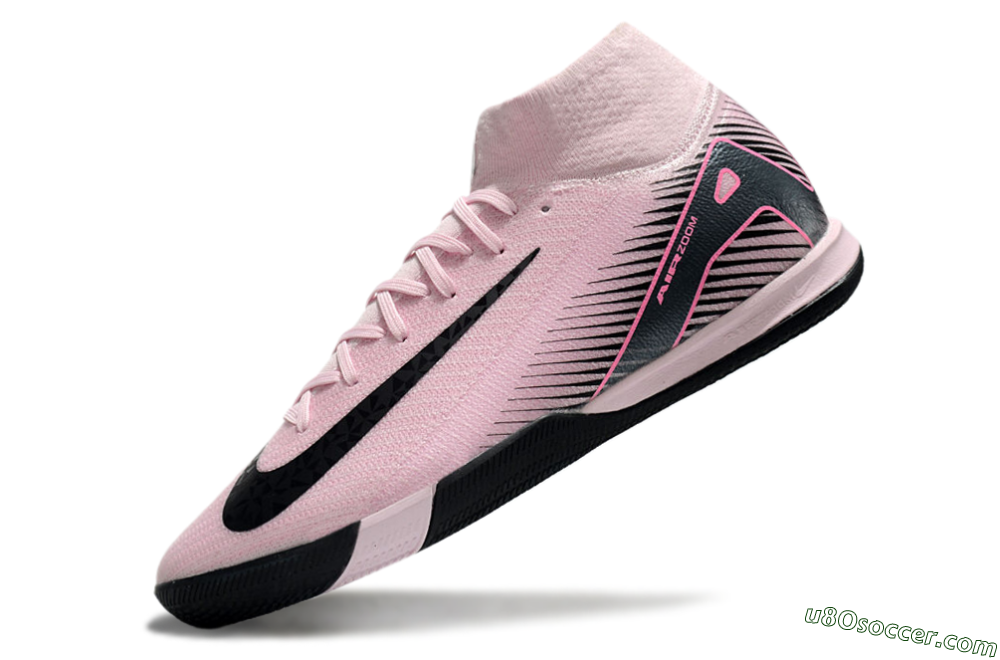 Nike Air Zoom Mercurial Superfly 10 Elite IC Indoor & Futsal Soccer Shoes - Pink/Black 5