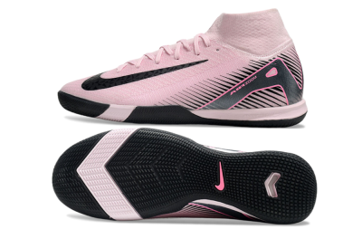 Nike Air Zoom Mercurial Superfly 10 Elite IC Indoor & Futsal Soccer Shoes - Pink/Black