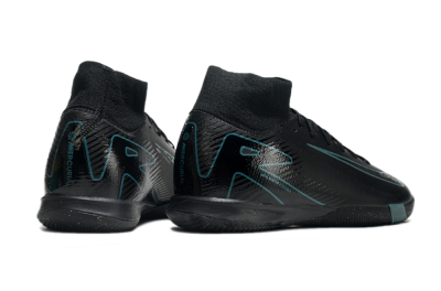 Nike Air Zoom Mercurial Superfly 10 Elite IC Indoor & Futsal Soccer Shoes - Black/Blue