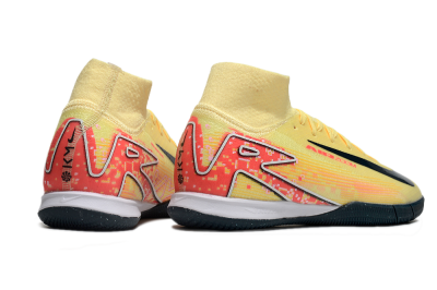Nike Air Zoom Mercurial Superfly 10 Elite IC Indoor & Futsal Soccer Shoes - Yellow/Black/Red