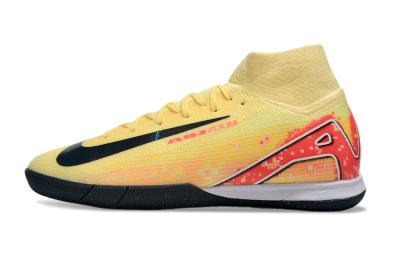 Nike Air Zoom Mercurial Superfly 10 Elite IC Indoor & Futsal Soccer Shoes - Yellow/Black/Red