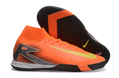 Nike Air Zoom Mercurial Superfly 10 Elite IC Indoor & Futsal Soccer Shoes - Red/Yellow/Black