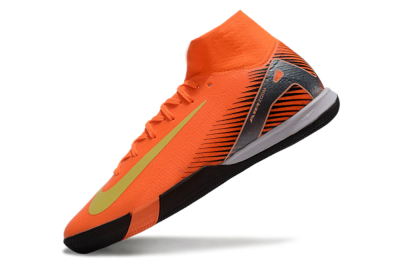 Nike Air Zoom Mercurial Superfly 10 Elite IC Indoor & Futsal Soccer Shoes - Red/Yellow/Black