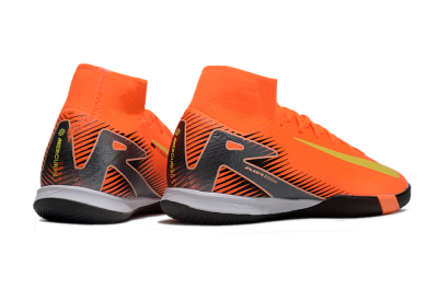 Nike Air Zoom Mercurial Superfly 10 Elite IC Indoor & Futsal Soccer Shoes - Red/Yellow/Black