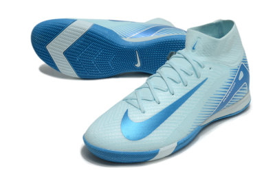 Nike Air Zoom Mercurial Superfly 10 Elite IC Indoor & Futsal Soccer Shoes - Jade/Blue/White