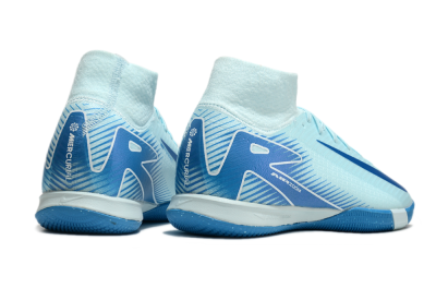 Nike Air Zoom Mercurial Superfly 10 Elite IC Indoor & Futsal Soccer Shoes - Jade/Blue/White