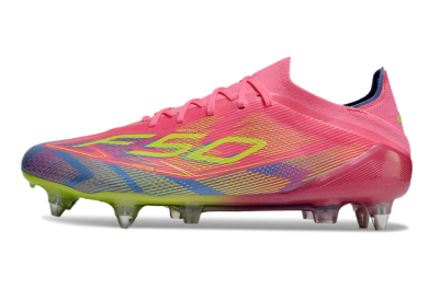 Adidas F50 Elite SG Soft Ground Soccer Cleats - Red/Yellow/Blue