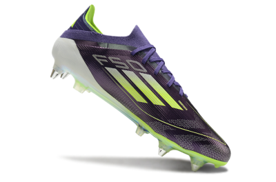 Adidas F50 Elite SG Soft Ground Soccer Cleats - Purple/Yellow/White