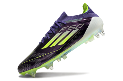 Adidas F50 Elite SG Soft Ground Soccer Cleats - Purple/Yellow/White