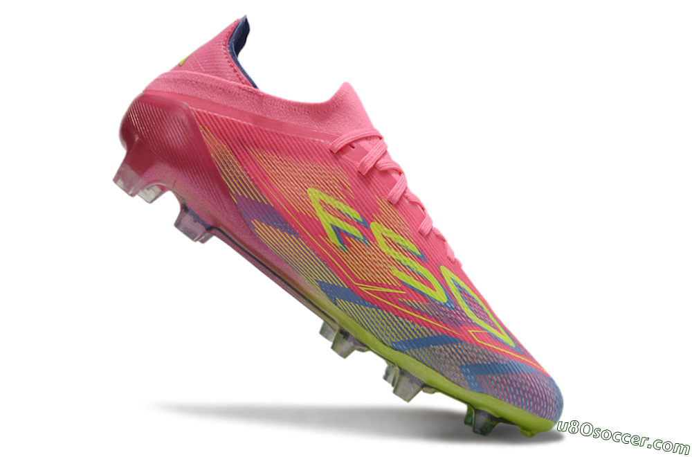 Adidas F50 Elite FG Firm Ground Soccer Cleats - Red/Yellow/Blue 4