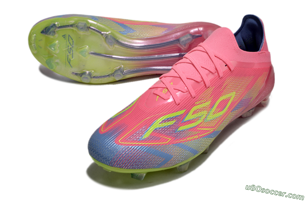 Adidas F50 Elite FG Firm Ground Soccer Cleats - Red/Yellow/Blue 3
