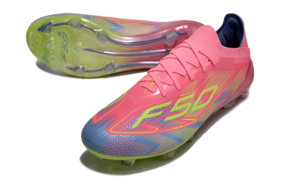 Adidas F50 Elite FG Firm Ground Soccer Cleats - Red/Yellow/Blue