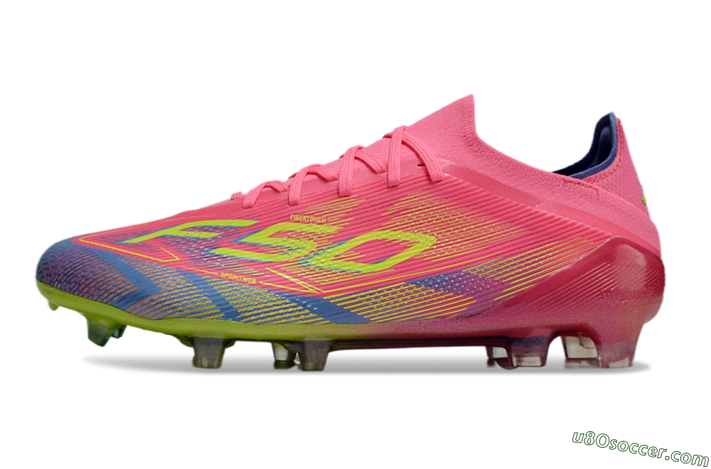 Adidas F50 Elite FG Firm Ground Soccer Cleats - Red/Yellow/Blue 2