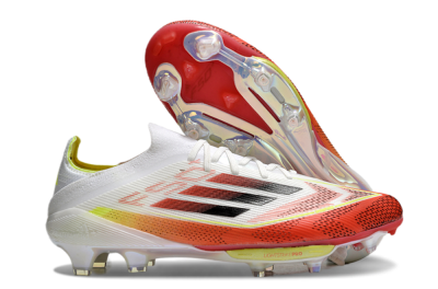 Adidas F50+ Lightstrike Elite FG Firm Ground Soccer Cleats - Red/White/Yellow