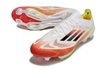 Adidas F50+ Lightstrike Elite FG Firm Ground Soccer Cleats - Red/White/Yellow
