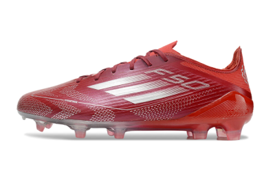 Adidas F50 Elite FG Firm Ground Soccer Cleats - Red/Silver/White