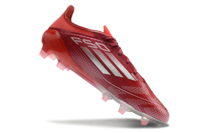 Adidas F50 Elite FG Firm Ground Soccer Cleats - Red/Silver/White