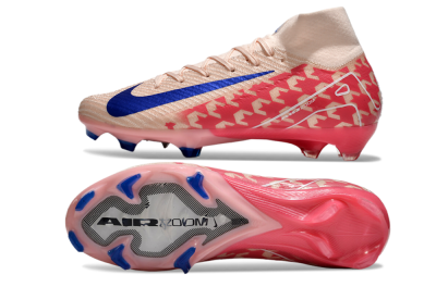Nike Air Zoom Mercurial Superfly 10 Elite FG Firm Ground Soccer Cleats - Pink/Blue/Red