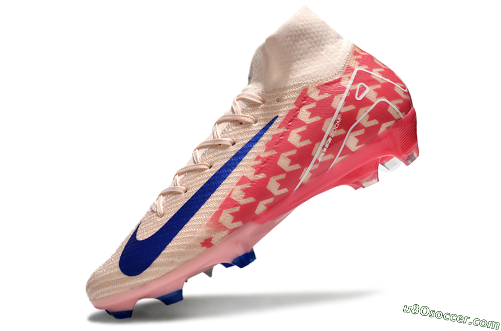 Nike Air Zoom Mercurial Superfly 10 Elite FG Firm Ground Soccer Cleats - Pink/Blue/Red 5