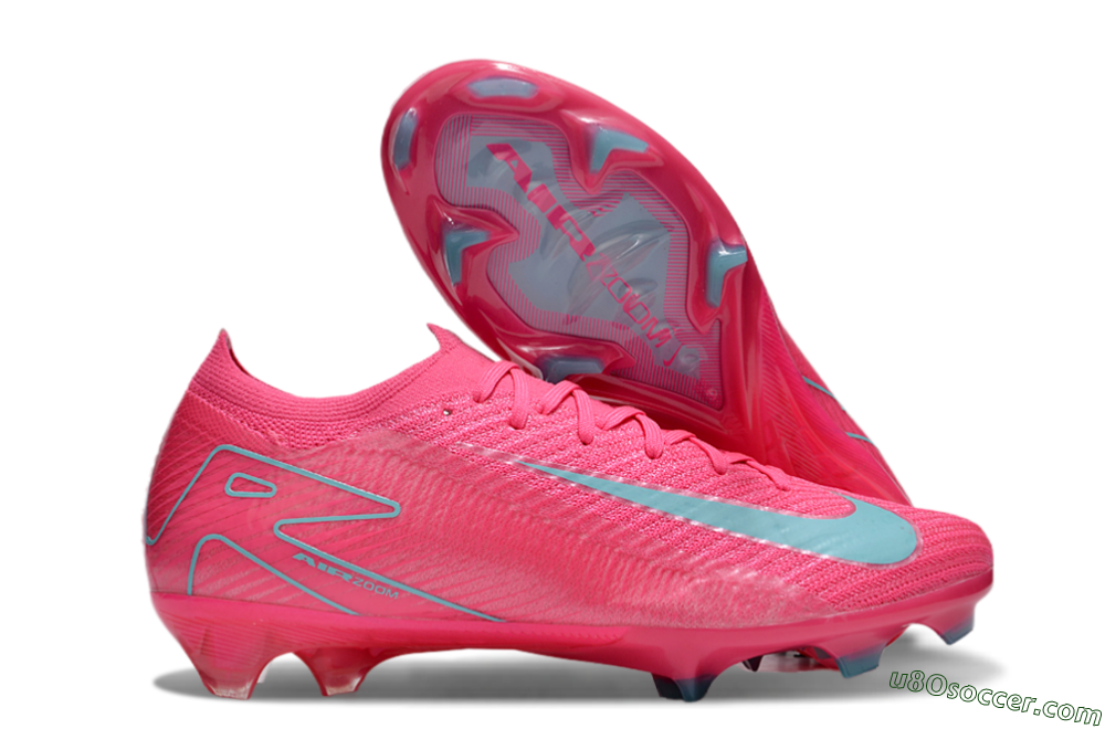 Nike Air Zoom Mercurial Vapor 16 Elite FG Firm Ground Soccer Cleats - Red/Jade/White 1
