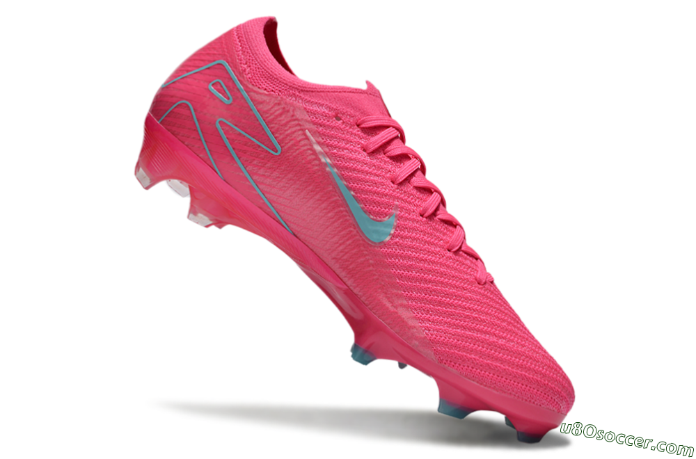 Nike Air Zoom Mercurial Vapor 16 Elite FG Firm Ground Soccer Cleats - Red/Jade/White 4