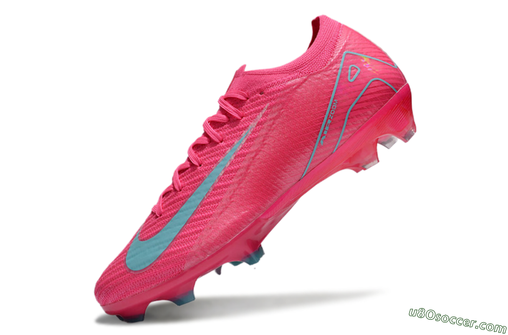 Nike Air Zoom Mercurial Vapor 16 Elite FG Firm Ground Soccer Cleats - Red/Jade/White 5