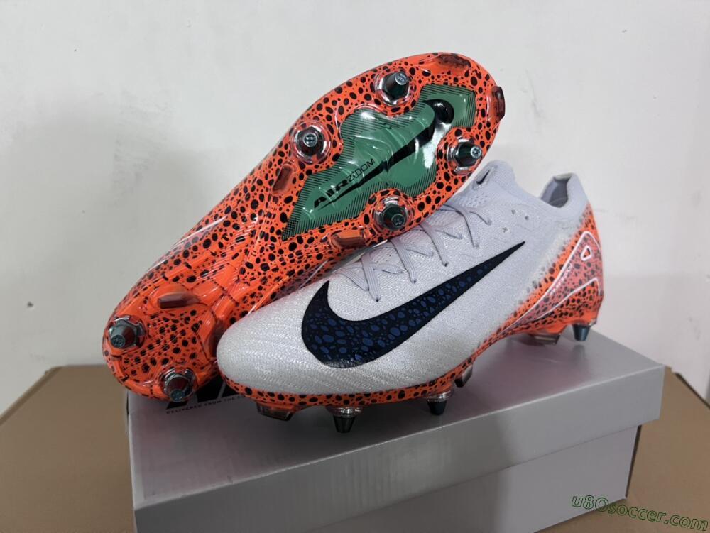 Nike Air Zoom Mercurial Vapor 16 Elite SG Soft Ground Soccer Cleats - Grey/Black/Leopard