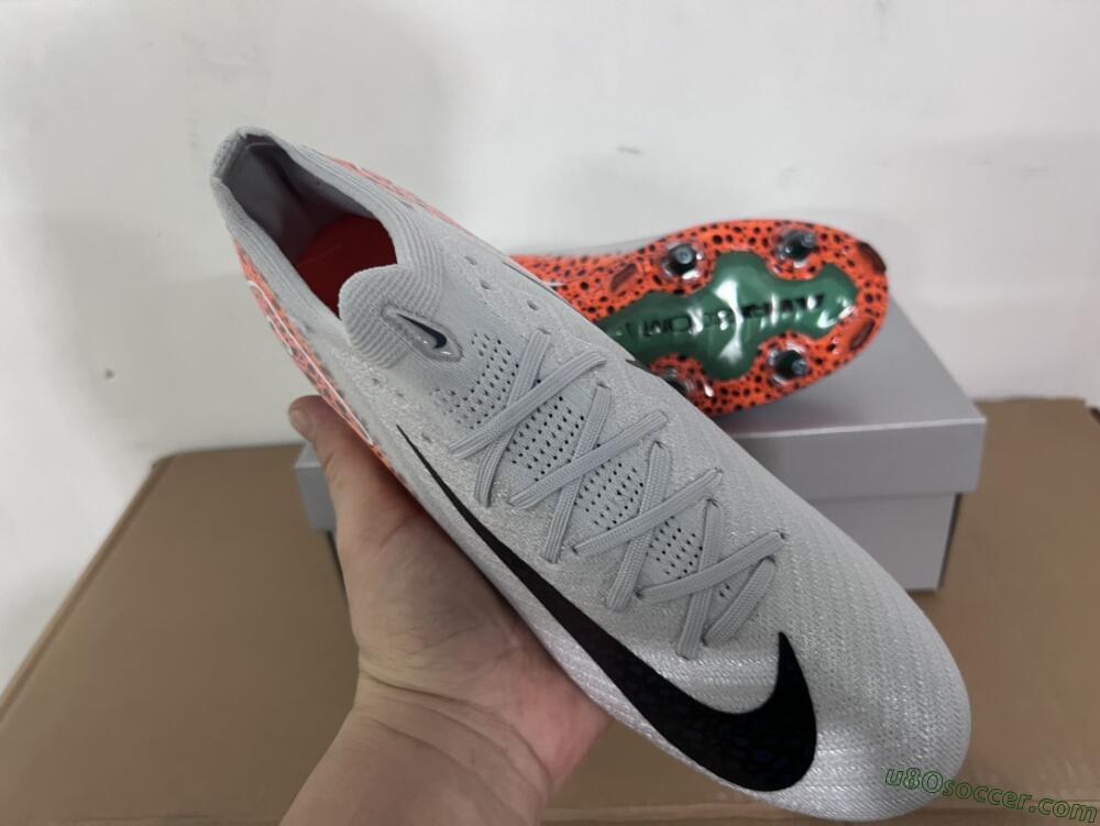 Nike Air Zoom Mercurial Vapor 16 Elite SG Soft Ground Soccer Cleats - Grey/Black/Leopard