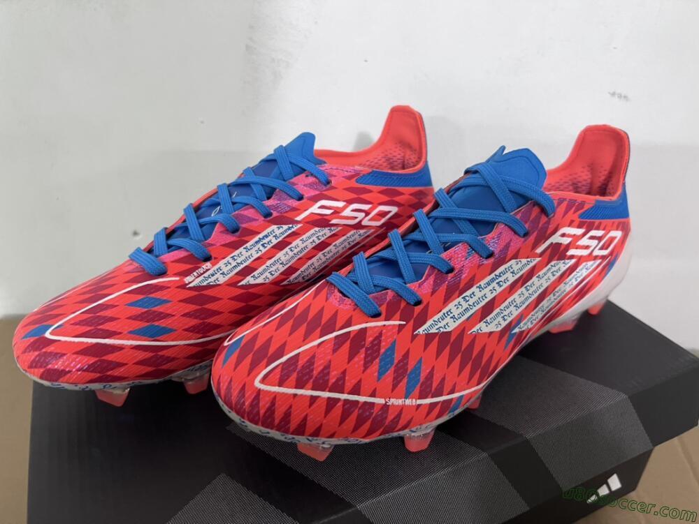 Adidas F50 Elite FG Firm Ground Soccer Cleats - Red/White/Blue