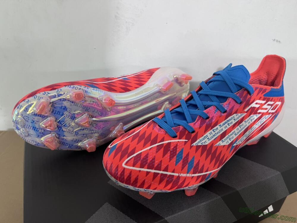 Adidas F50 Elite FG Firm Ground Soccer Cleats - Red/White/Blue