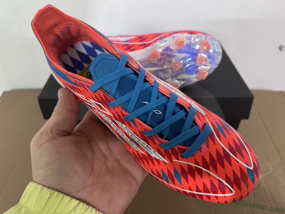 Adidas F50 Elite FG Firm Ground Soccer Cleats - Red/White/Blue