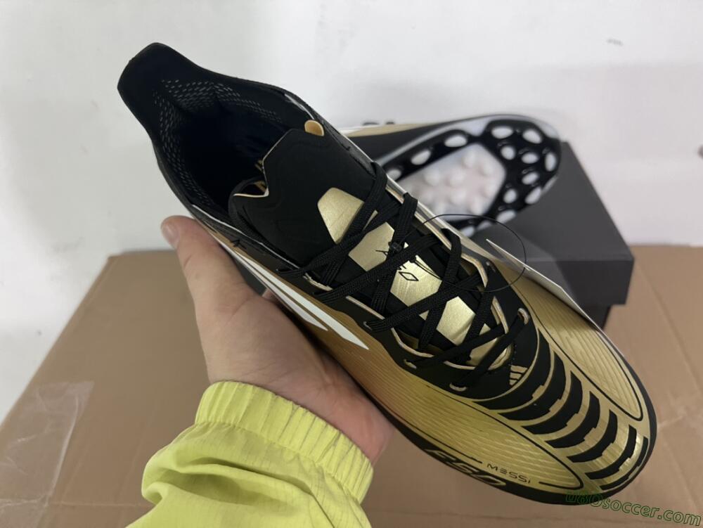 Adidas F50 Elite Messi MG Multi Ground Soccer Cleats - Gold/Black/White