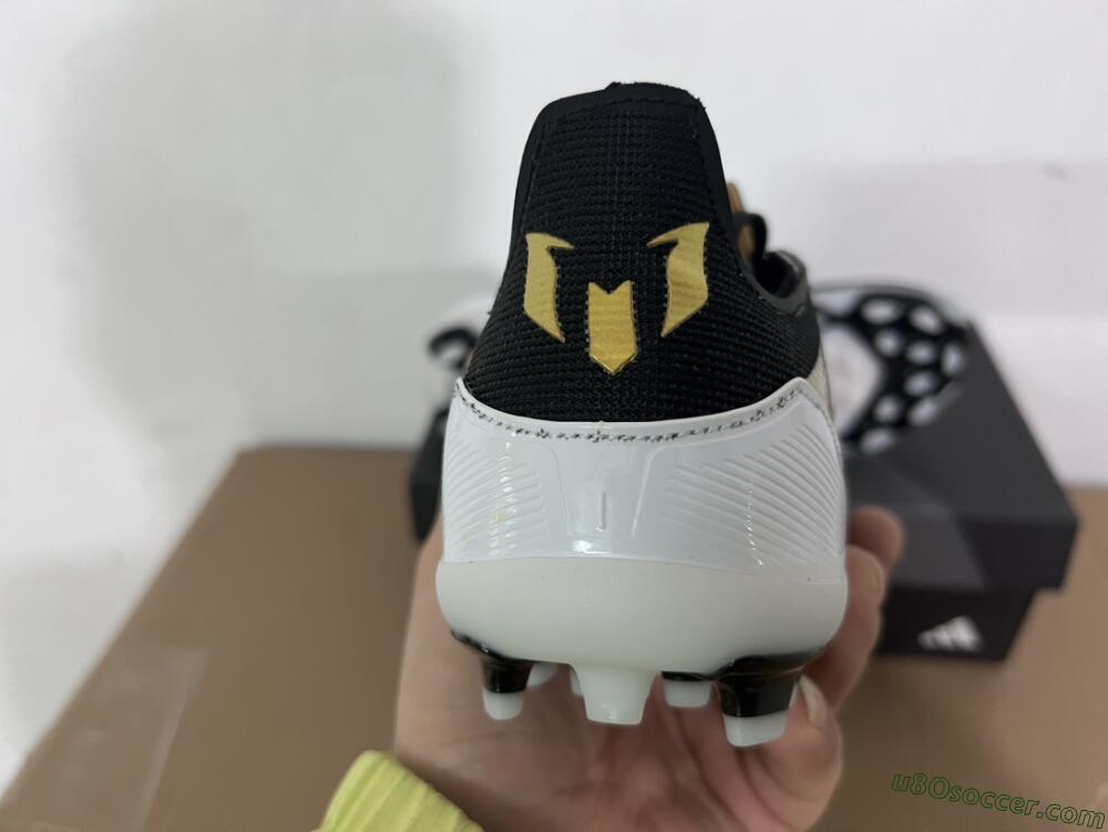 Adidas F50 Elite Messi MG Multi Ground Soccer Cleats - Gold/Black/White