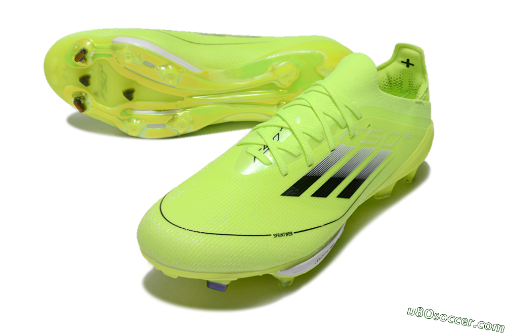 Adidas F50+ Lightstrike Elite FG Firm Ground Soccer Cleats - Yellow/Black/Silver 3